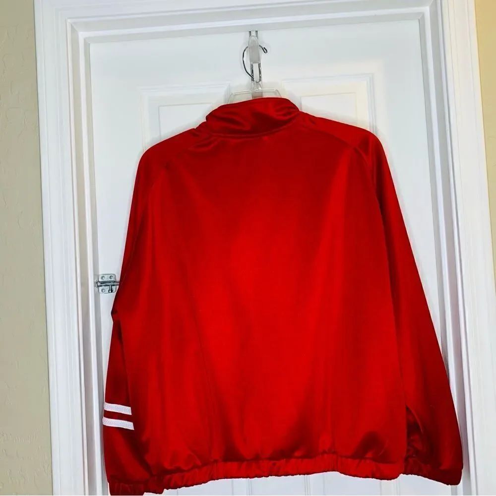 Bdg Elle Zip-front Jacket In Red Size Extra Large - Picture 8 of 12